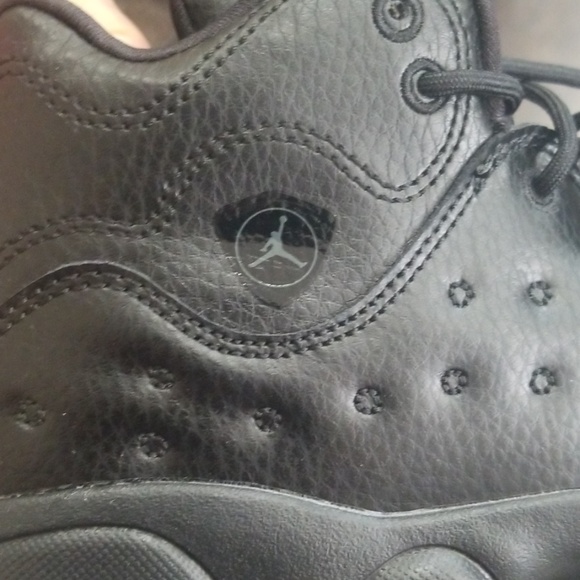 NEW in box Jordan all black 13 3Y boys kids - Picture 5 of 5